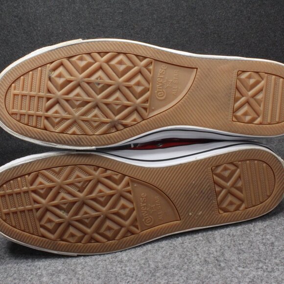 CONVERSE CTAS PRO Skate Mid Top Canvas Memory Foam Red Men's Shoes Size 1 - Picture 9 of 12